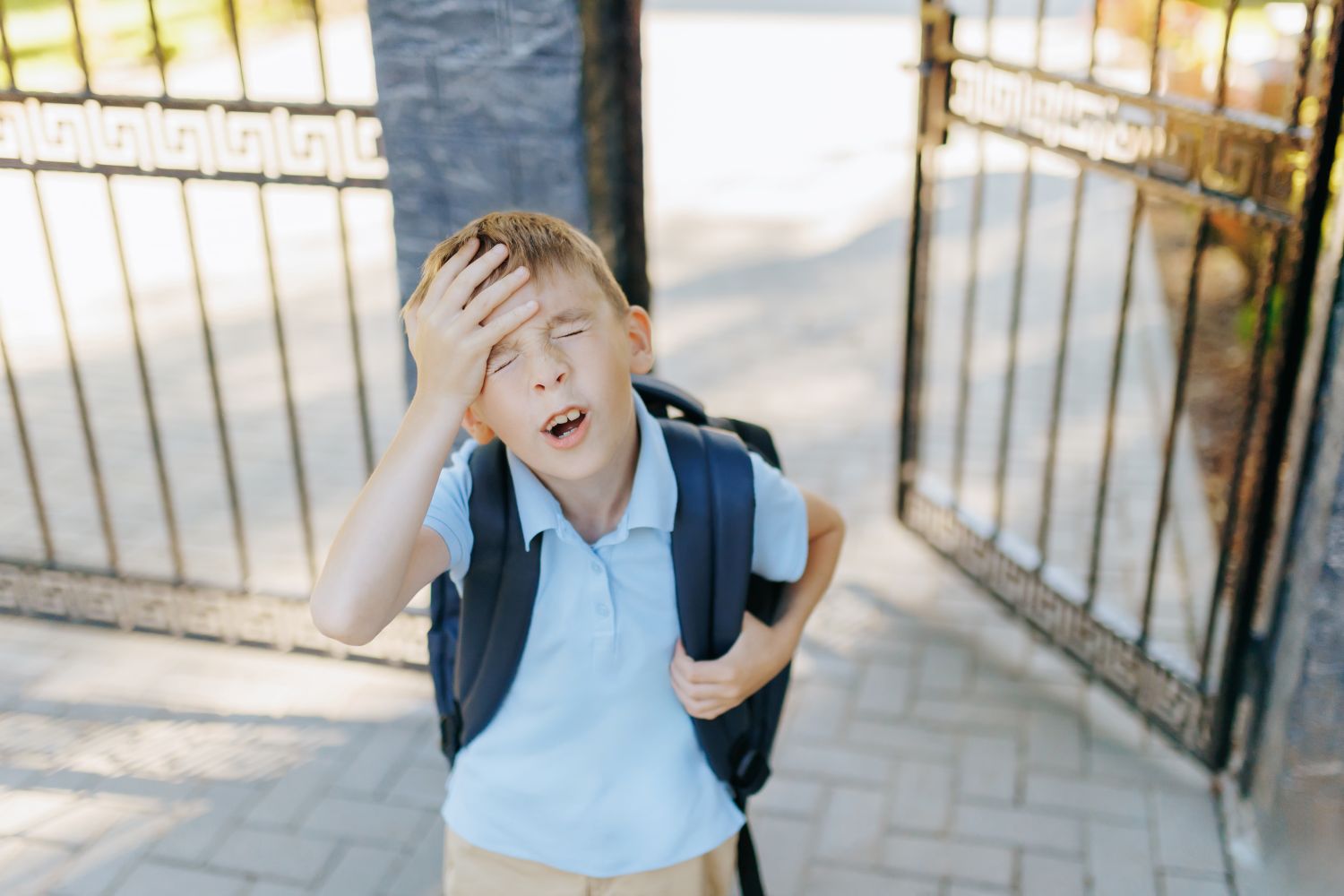 My child refuses to go to school.